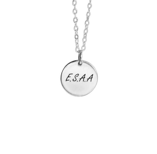 Round 'Your Name In My Heart' Initital Necklaces