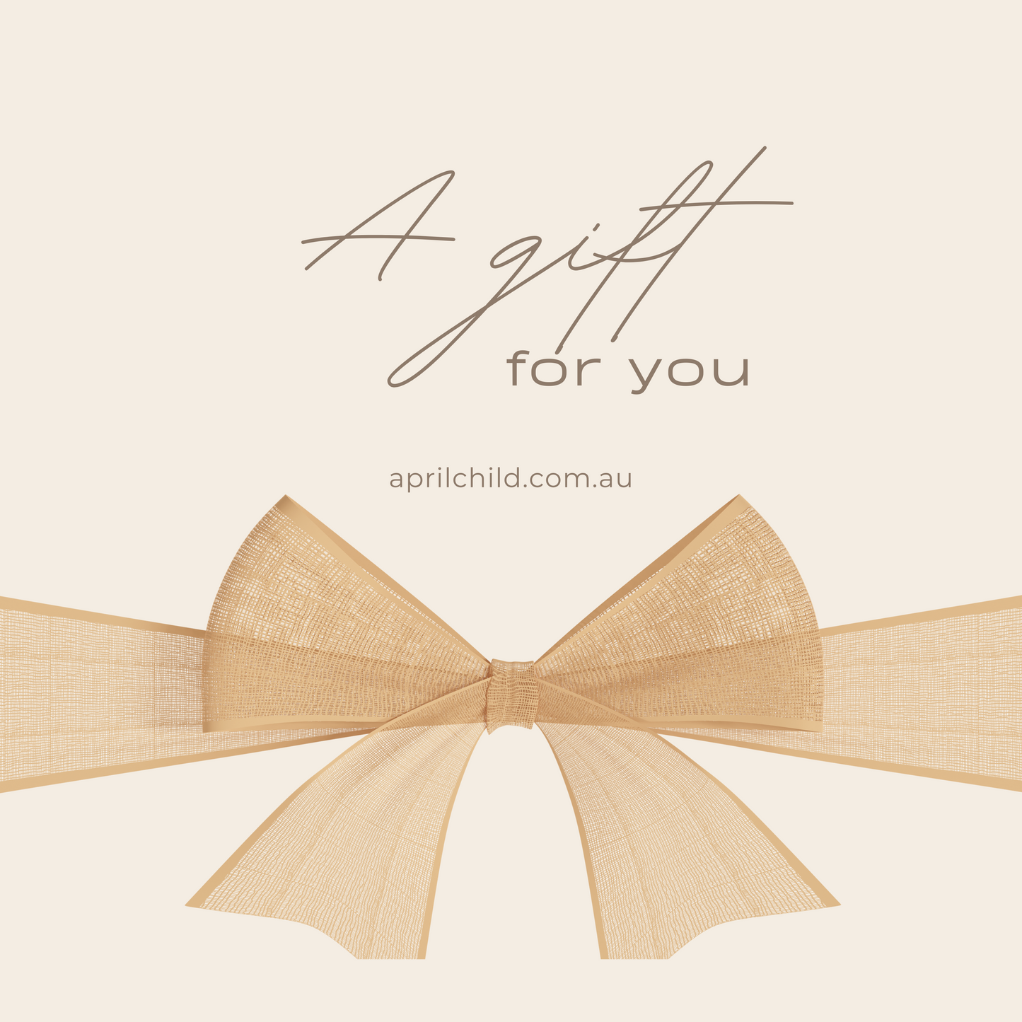 April Child Gift Card