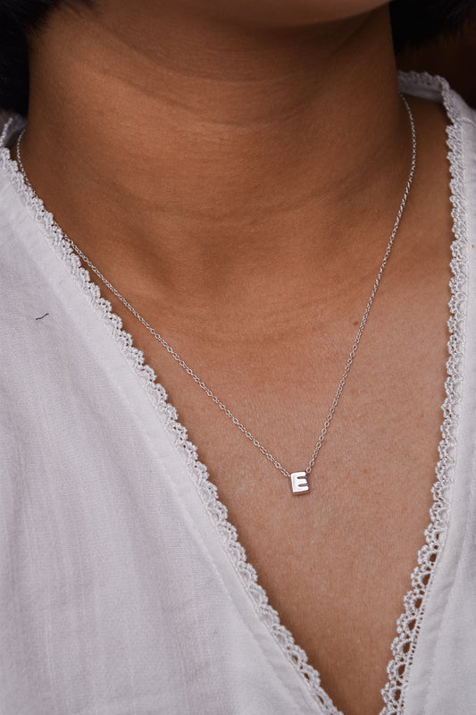 E initial necklace