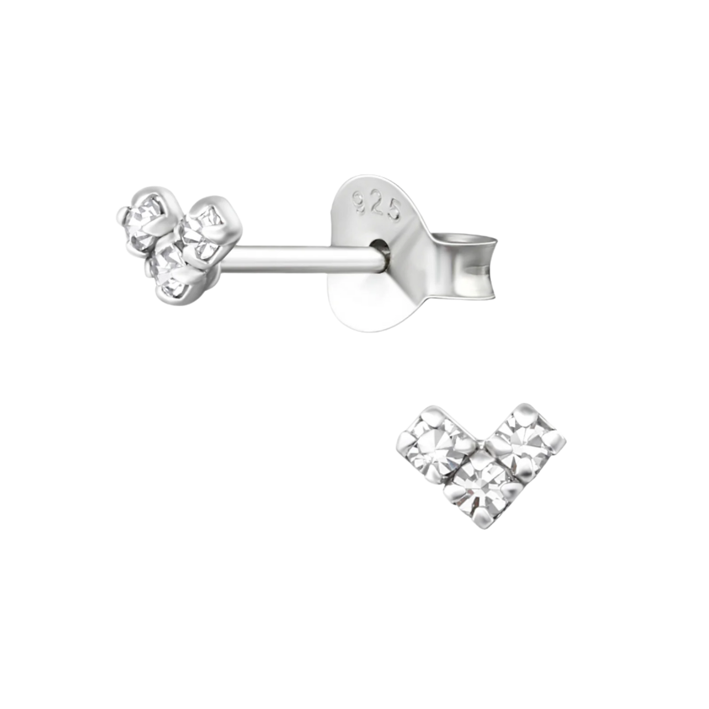 Sparkle Heart studs