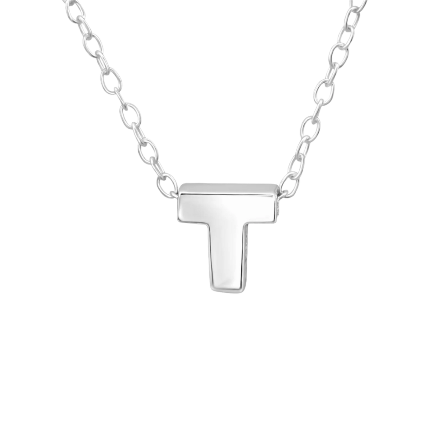 Name initial T necklace