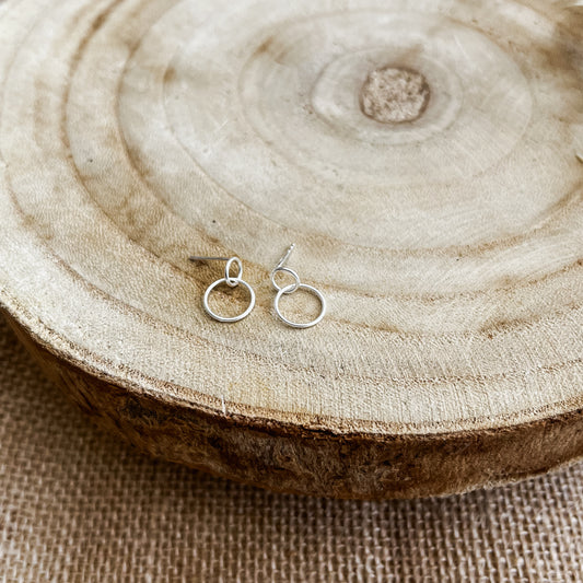 Double ring studs