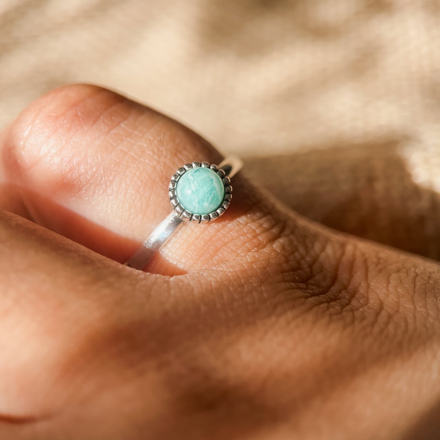 Amazonite ring