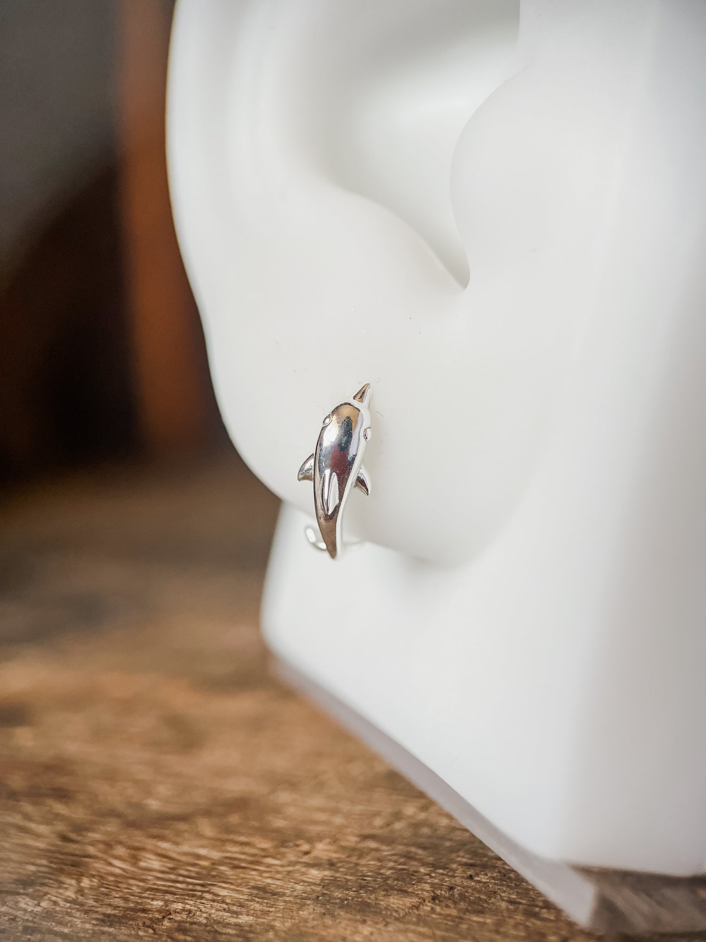 Dancing dolphin studs