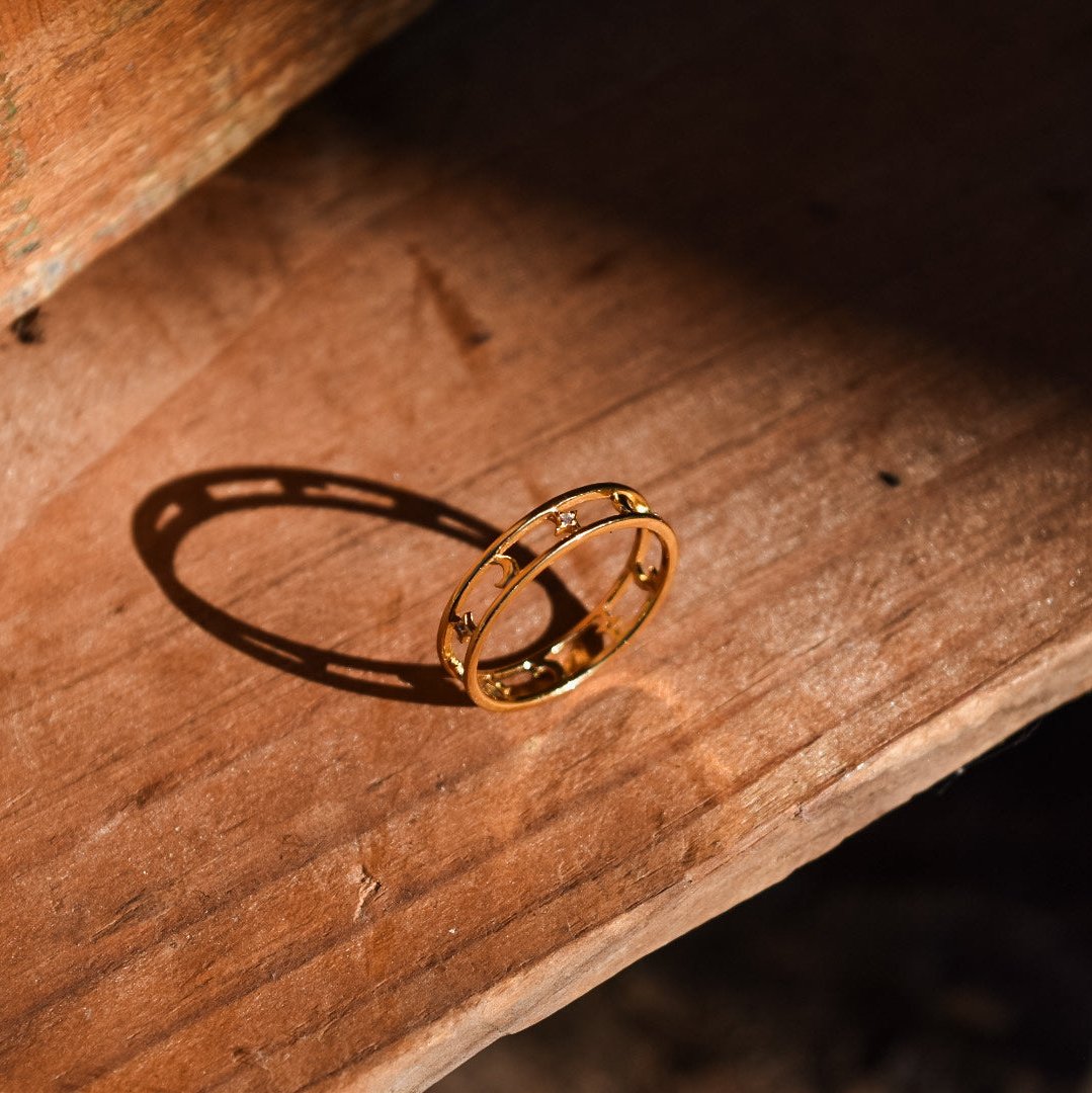 Gold Clear sky ring
