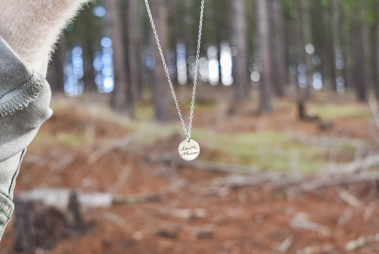 Handwriting Necklaces