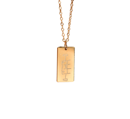 'The Tiny Artist' Your Child's Drawing Necklace