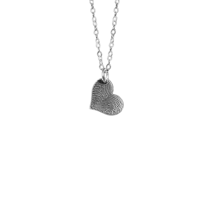 Duo fingerprint necklace- Personalised engraved necklace. April Child 