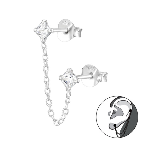 Cocktail Charm double studs