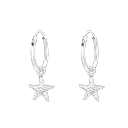 Starfish hoops/ sleepers