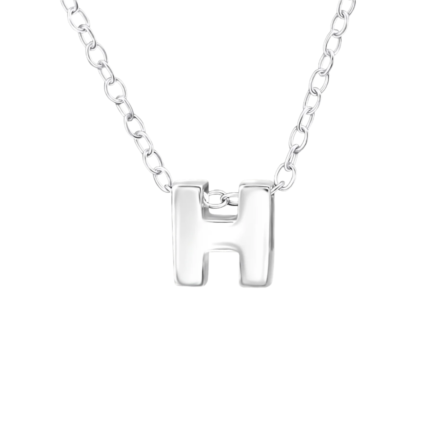 H initial necklace