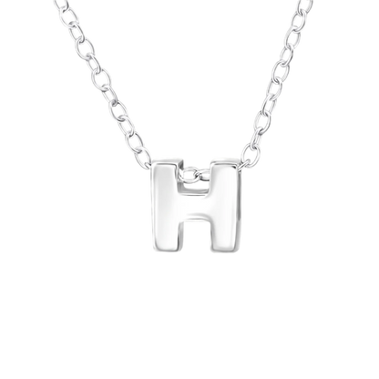 H initial necklace