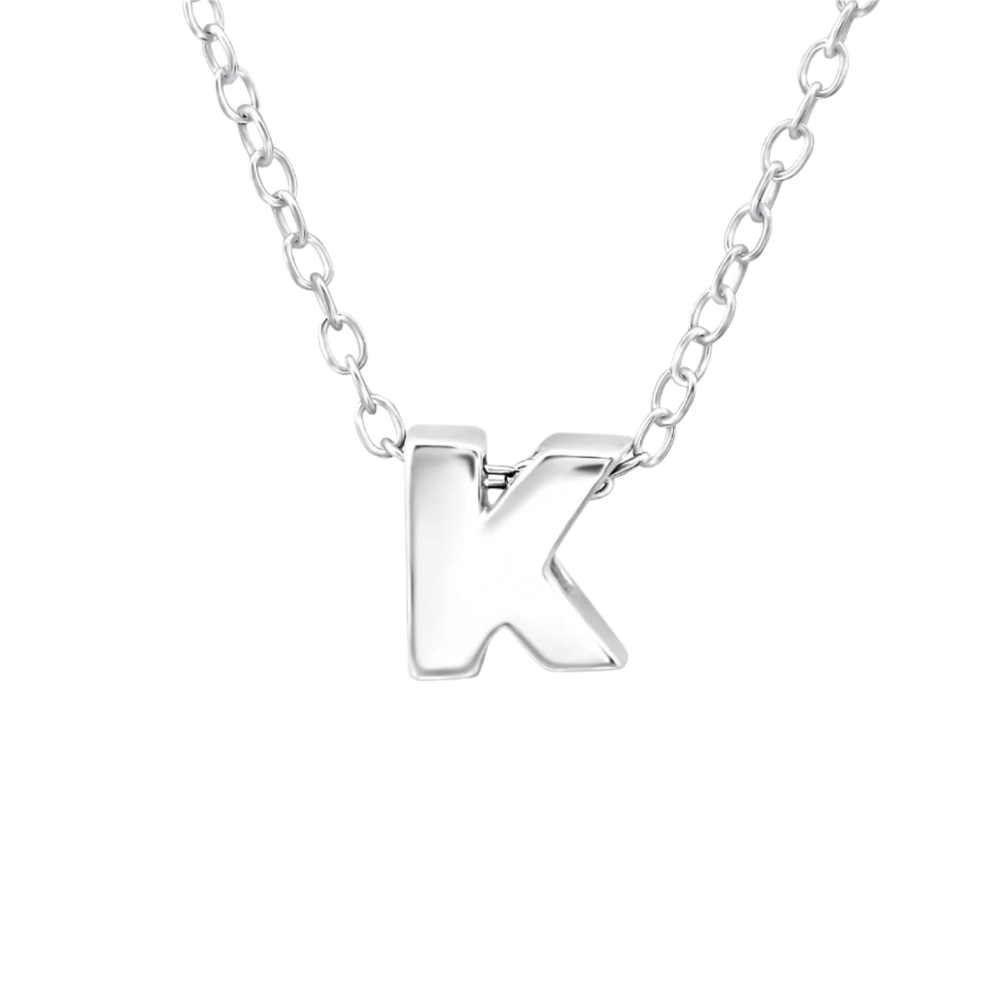 Name initial K necklace