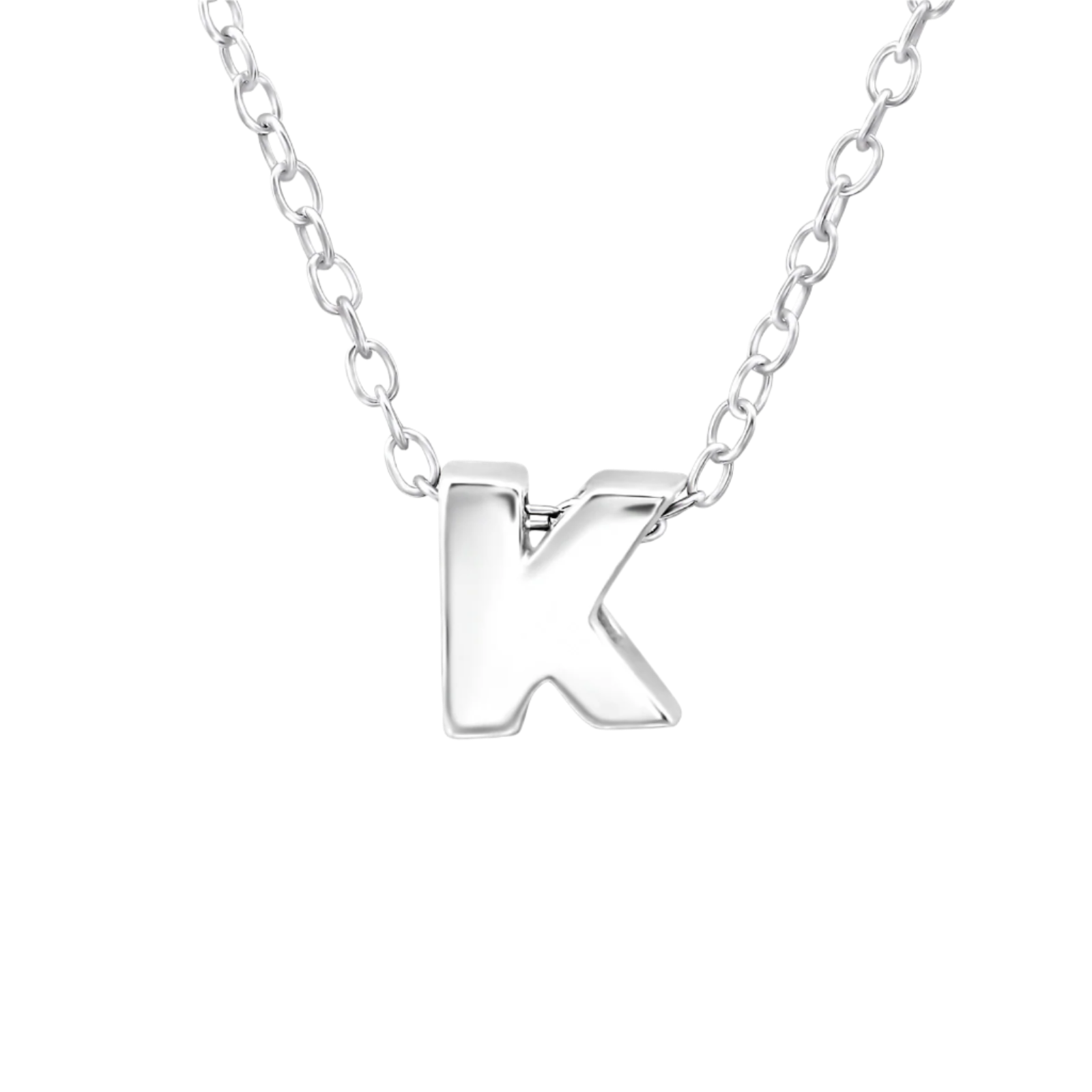 Name initial K necklace