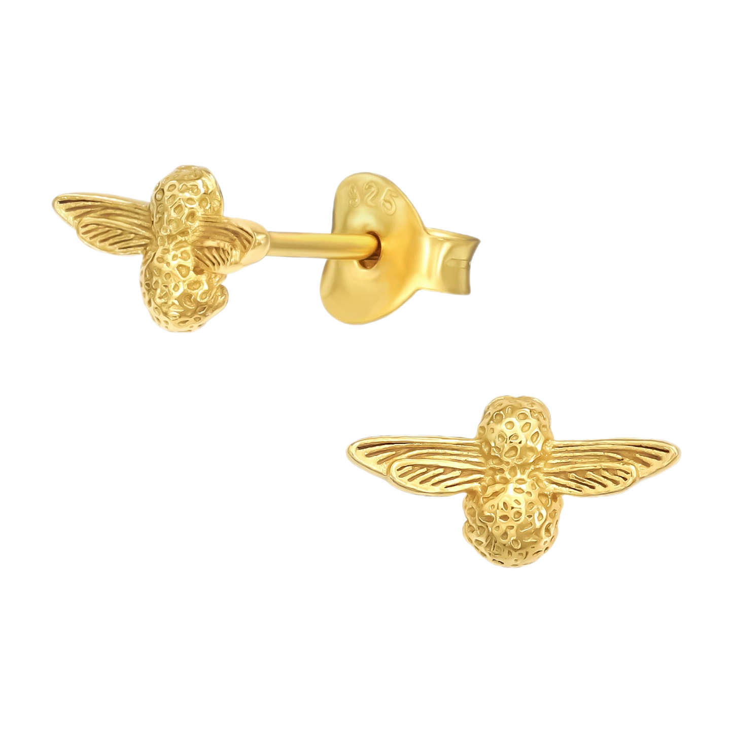 Gold bee mine studs