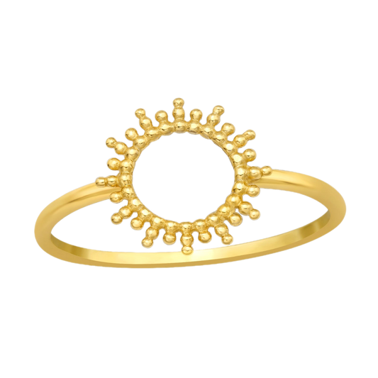 Gold Halo ring