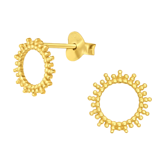 Gold Halo studs