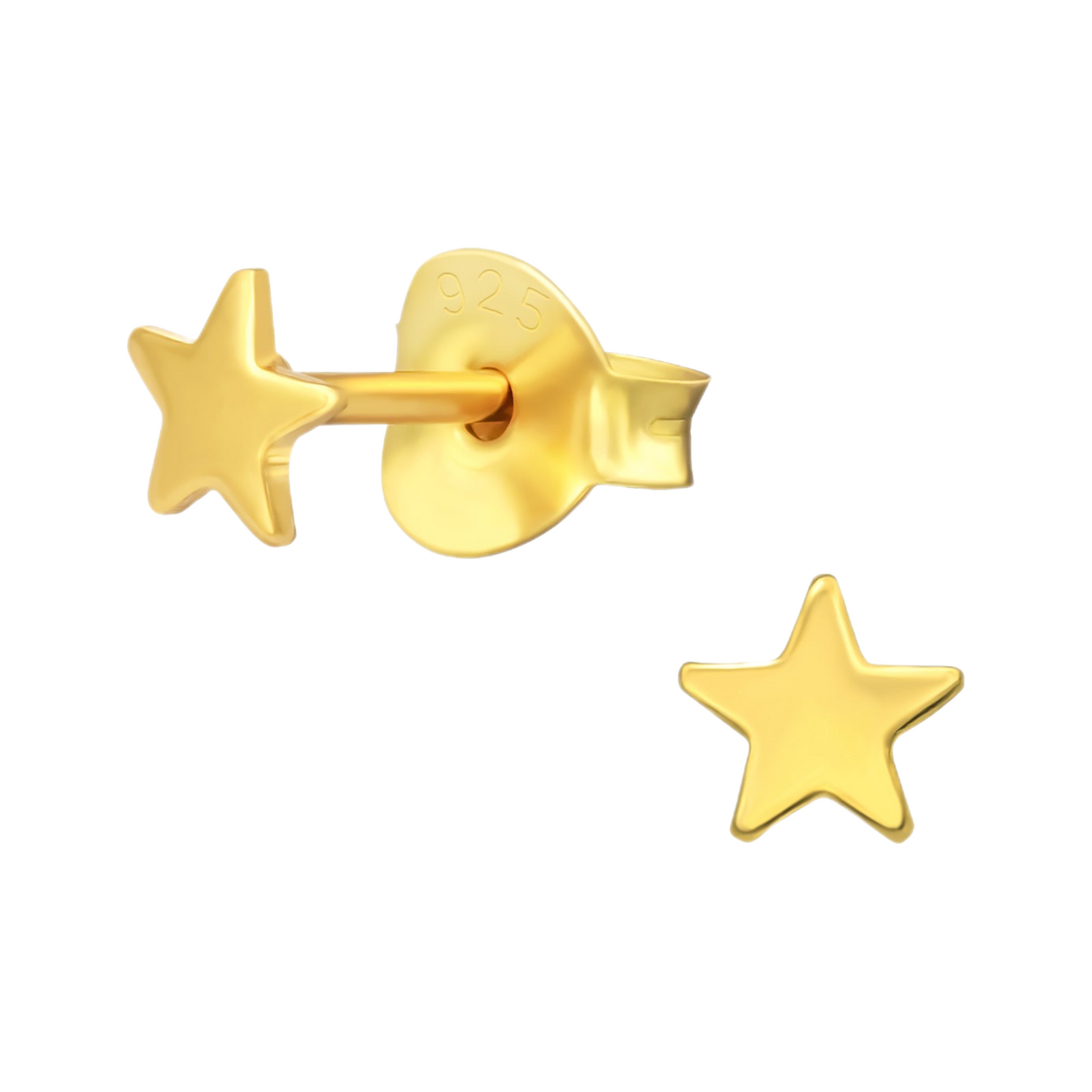 Gold stars studs