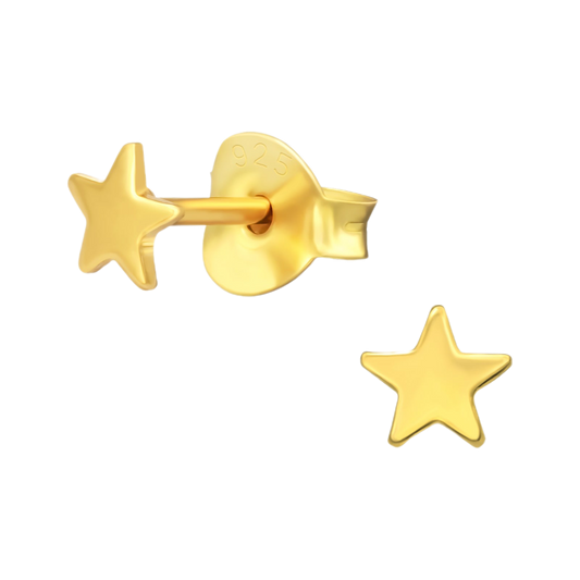 Gold stars studs