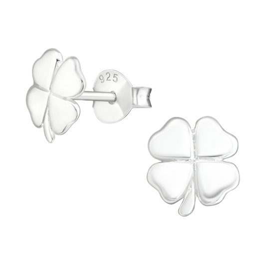 Lucky clover studs