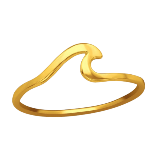 Gold Wave ring