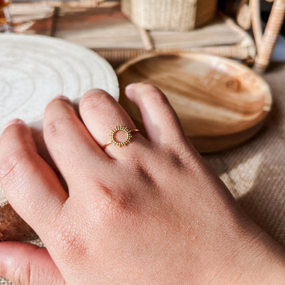 Gold Halo ring