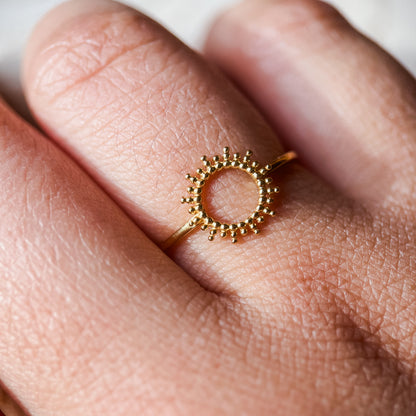 Gold Halo ring