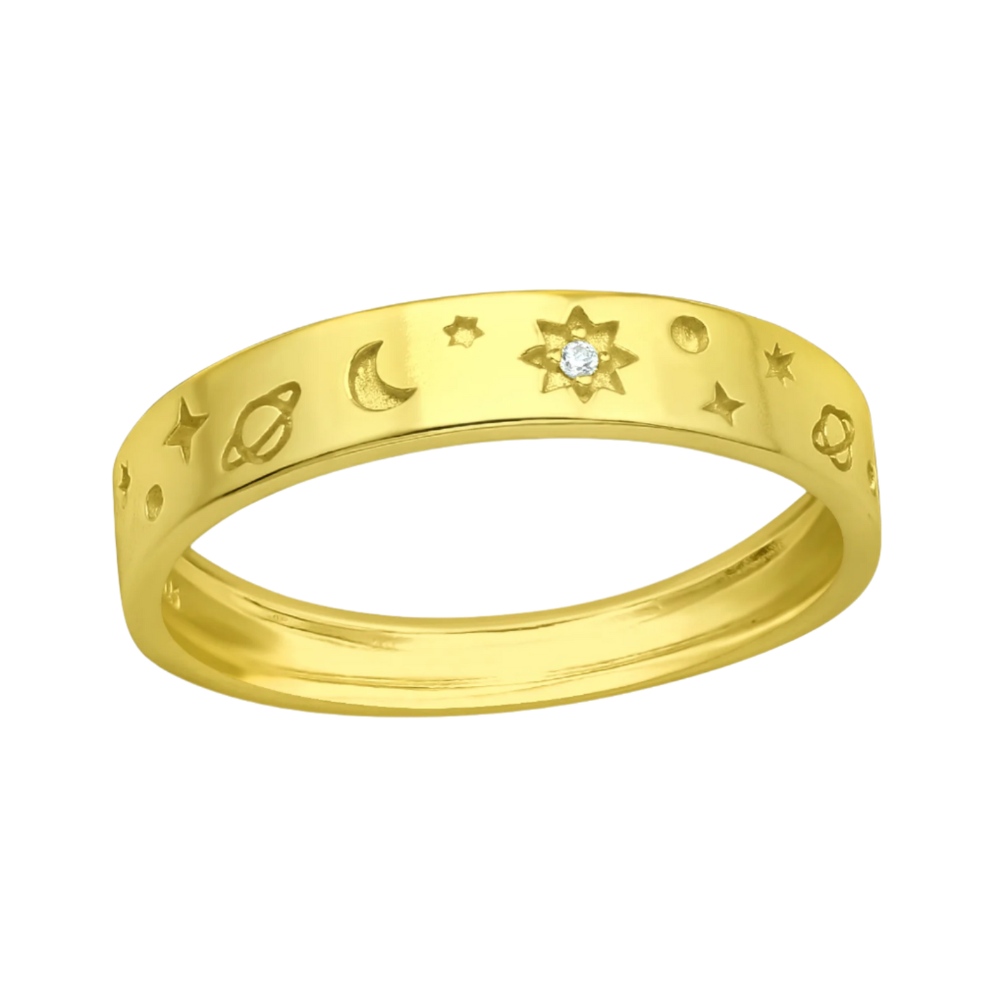 Gold Universe ring