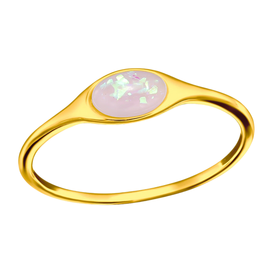 Gold Opal of My Eye ring