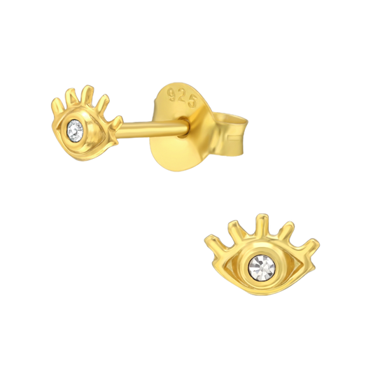 Gold Third eye studs